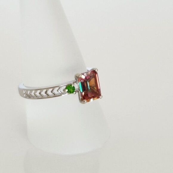 Twilight Topaz - Northern Lights Twilight Topaz Ring SIZE 9 - Picture 4 of 8